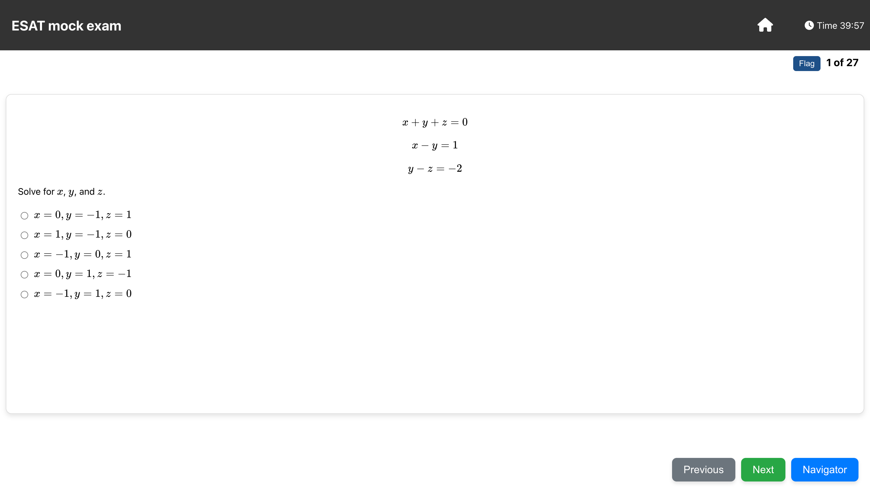 ExamsBee - ESAT / TMUA / PAT在线模考平台